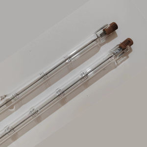 Tubo doble 470V 4200W 850mm Calefacción <span class=keywords><strong>de</strong></span> cuarzo infrarrojo Lámpara halógena IR <span class=keywords><strong>Onda</strong></span> corta con medio revestimiento <span class=keywords><strong>de</strong></span> oro <span class=keywords><strong>Fuente</strong></span> <span class=keywords><strong>de</strong></span> luz <span class=keywords><strong>de</strong></span> bombilla halógena - Product Image 4