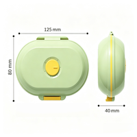 Boîte à pilules portable en plastique, distributeur de pilules hebdomadaire, vente en gros, boîte de rangement détachable à 7 compartiments avec rappel