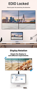 4k60 Museum Interactieve Multi-Screen <span class=keywords><strong>Display</strong></span> 1 In 4 Uit Multi-Screen Viewer 3X2X1 1 1X4 Pixel Mapping Multi-Screen Expander - Product Image 3