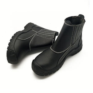 Botas de Seguridad Industriales para Electricistas, con Puntera de Acero, de Cuero Repujado, para Trabajos en el Suelo - Product Image 1