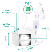 Le moins cher Modèle Mini Taille Portable Toux Médicament Atomiseur Nebulizador De Compresor Vendu Dans Le Monde Entier