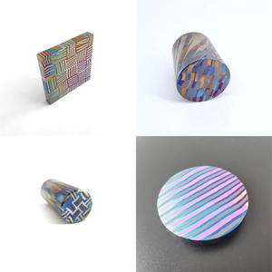 Promo Panas Batang <span class=keywords><strong>Titanium</strong></span> Timascus Mokuti dan Damascus untuk Arloji - Product Image 5