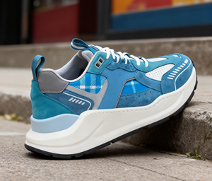 Chaussures de sport tendance de haute qualité respirantes et luxueuses 2025 - Chaussures de marche décontractées confortables en cuir véritable de créateur - Product Image 3