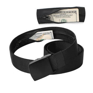 Ceinture de poche à fermeture éclair personnalisée avec boucle en plastique antivol pour les voyages en plein air - Product Image 1