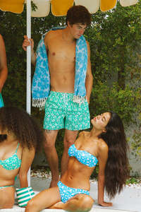Costume da bagno da uomo a vita media, taglie forti, con stampa floreale estiva, traspirante, ad asciugatura rapida, ideale per piscina e vacanze - Product Image 4