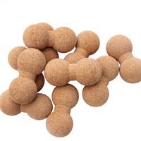 Boules de massage en liège massif Corlo 5cm-20cm – Écologiques et légères pour la thérapie par points de pression, le yoga et le Pilates – Prix de gros