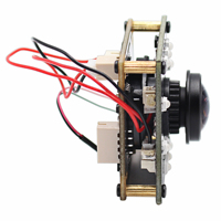 Caméra Web Grand Angle 1080P Vision Nocturne Infrarouge Objectif Fisheye 180 Degrés Mini CMOS OV2710 30fps/60fps/100fps Module de Caméra Industriel