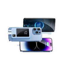 Penjualan laris Power Bank nirkabel magnetis Super tipis dapat disesuaikan dengan tampilan Digital