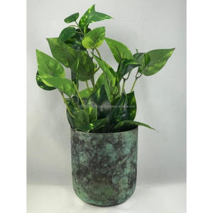 modern Iron Planter Stand for Home Decor Powder Coated Metal <b>Garden</b> Planter with Design for Floor Planting - Product Image 5