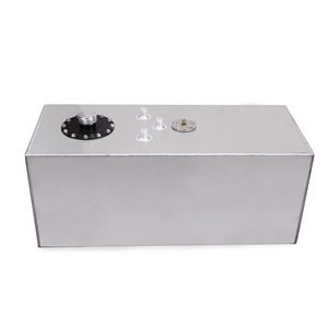 Tanque de Combustible Auxiliar de Aluminio de 72L, Negro y Plateado, para Modificación de Automóviles, Bidón de Combustible para Carreras con Sensor y Tapa de Plástico - Product Image 3