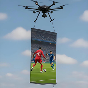 VividSky drone P15 P25 tethered power supply, aerial Aerial <b>WINDOW</b> holographic FLYING SKY LED DISPLAY <b>SCREEN</b> - Product Image 1