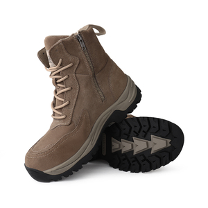 High Quality Winter Men's Suede Ankle <strong>Boots</strong>-Stylish Hiking <strong>Work</strong> <strong>Boots</strong> Slip Resistant Rubber <strong>ZIP</strong> Lightweight Outdoor Workwear - Product Image 2