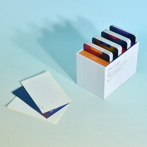 איכות גבוהה תודה כרטיסי משפחה יוקרה פרטי תווית עצמית אהבה אנטי חרדה כרטיס אישור חבילה עבור authic - Product Image 2