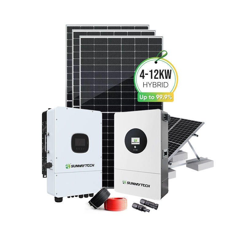 4kw to 12kw Hybrid Solar System for Home - Sunway SWS10W-SEI-HY