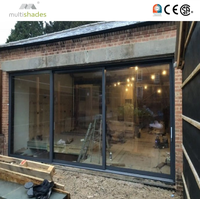 Puerta Corredera de Aluminio Moderna de Calidad Premium con Canal de Drenaje Oculto y Estructura de Perfil con Rotura de Puente Térmico para Uso Exterior