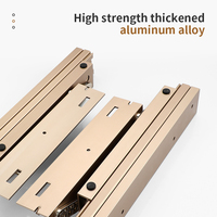 Système de levage coulissant moderne en aluminium robuste avec rails à glissement fluide pour mécanisme d'extension de table de cuisine fonctionnel