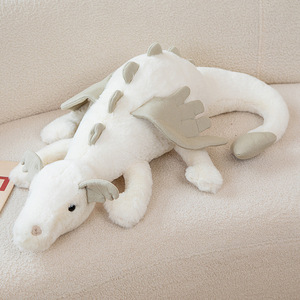Coussin en peluche dragon super doux avec design fantaisie coloré, 50 cm, rembourrage en coton PP, pour cadeau de collection et décoration intérieure - Product Image 1