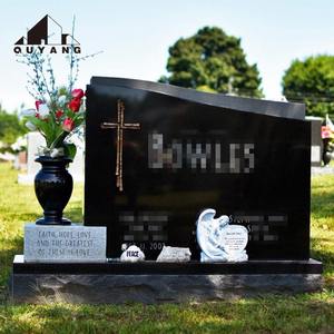 QUYANG Custom Modern Outdoor Graveyard <strong>Memorial</strong> <strong>Stone</strong> Monuments Granite Tombstone <strong>for</strong> <strong>Graves</strong> - Product Image 3