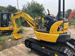 ญี่ปุ่นทํารถขุดขนาดเล็กมือสอง PC35MR 3.5ton รถขุด รถขุดขนาดเล็กราคาถูก - Product Image 2
