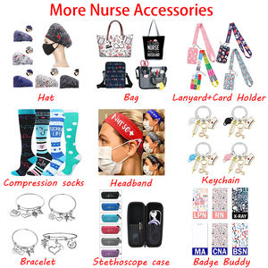 Bobine de <span class=keywords><strong>badge</strong></span> rétractable en cristal strass fleur rose fournitures de bureau accessoire de porte-<span class=keywords><strong>badge</strong></span> d'identification d'infirmière - Product Image 5