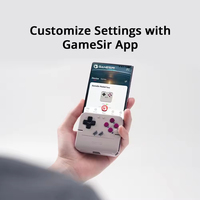 Controlador de Juegos Móvil Pocket Taco BT, Mini Consola Vertical Portátil para Juegos en Teléfono y Modo Teclado