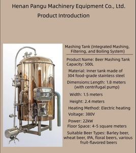 Équipement de brassage de <span class=keywords><strong>bière</strong></span> artisanale tout-en-un <span class=keywords><strong>professionnel</strong></span> en acier inoxydable avec formation <span class=keywords><strong>pour</strong></span> une utilisation commerciale dans les brasseries, les pubs et les bars - Product Image 6