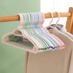 Multifunctional adult household non-slip, mark-free, windproof <b>plastic</b> clothes hanger, suitable for student dormitories, - Product Image 1