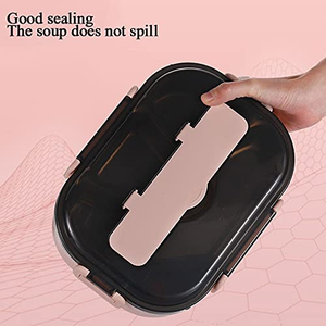 Lonchera Bento de Acero Inoxidable Reutilizable a Prueba de Fugas con Logotipo Personalizado, Contenedor de Alimentos para Preparación de Comidas OEM ODM, Empaque de Marca Privada - Product Image 4