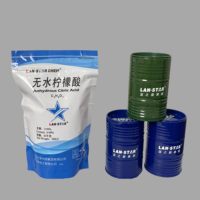 Acide citrique anhydre granulaire C6H8O7 pour aliments et boissons