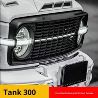 Nouvelle Grille Centrale Avant pour Tank 300 – Modification Extérieure en Plastique Jaune Foncé et Blanc Clair – Pièces Performance