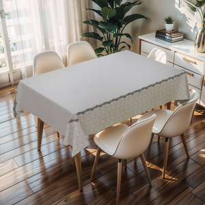 Nappe côtelée <span class=keywords><strong>Lisbonne</strong></span> RNPT à rayures beiges avec dos en PU antidérapant, nettoyage facile, épaisseur 0,5 mm, pour extérieur - Product Image 6