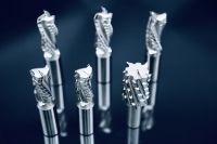 Machine CNC de haute Performance pour fraisage, outil avec tige de coupe pour le travail du bois, mèches de toupie Z = 3 + 3, le prix d'usine, 5 pièces
