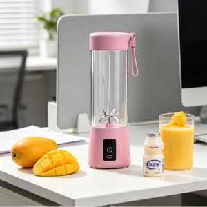 แก้วปั่นน้ำผลไม้ไฟฟ้าแบบพกพา 400 มล. ปราศจากสาร BPA สำหรับสมูทตี้และน้ำผลไม้สด - Product Image 2