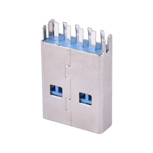 Conector USB 3.0 Tipo A AM3.0 de Inserción Vertical Recta de 180 Grados, Tipo DIP con Abrazadera - Product Image 4