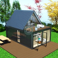 36 m² Expédition Modulaire Conteneur Loft avec Salle de Bains 2 Chambres Loft Maison avec Mezzanine en Pologne