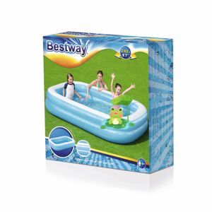 Piscina <span class=keywords><strong>Inflable</strong></span> para Niños <span class=keywords><strong>Bestway</strong></span> 54006, Piscina Familiar <span class=keywords><strong>Rectangular</strong></span> Azul <span class=keywords><strong>Inflable</strong></span> de 2.62 m X 1.75 m X 51 cm - Product Image 6