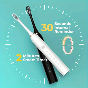 Cepillo de Dientes Eléctrico Portátil Recargable por USB, Ultrasónico, el Mejor para el Cuidado Bucal en Casa, Personalizado, Automático e Impermeable - Product Image 6