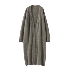 Custom Cashmere <strong>Waterfall</strong> <strong>Cardigan</strong> Women Solid Color Long Open Front <strong>Cardigan</strong> Autumn Oversized Cashmere Knitwear - Product Image 2