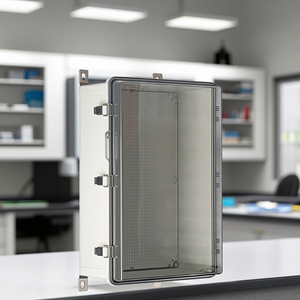 IP67 armadio impermeabile per esterni per elettronica 530x430x200mm porta a cerniera trasparente PC/ABS materiali scatola di giunzione elettrica IP65/IP66 - Product Image 4
