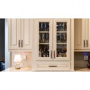 Custom <b>Cupboard</b> Island Shaker Modular Wall Cabinet Pantry Lacquered Waterproof Kitchen Furniture Portable Kitchen Cabinet Sets - Product Image 3