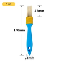 Pinceaux à peinture murale en plastique de qualité industrielle - Tailles 1/2/3/4/5 pouces - Fabriqués dans le Shandong - Marque YUANZHENG - Garantie de 3 ans