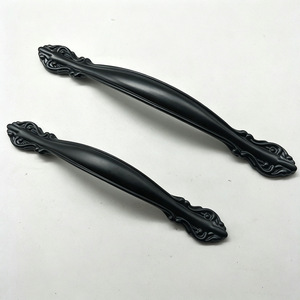 European Style Zinc Alloy Cabinet Handles <b>Bow</b> Shape Minimalist Durable Wardrobe Drawer Furniture Hardware - Product Image 3