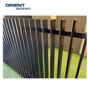 Design moderno doghe verticali cornice di Design perimetrale pannelli da giardino per esterni casa lama decorativa in metallo recinzione lama in alluminio <span class=keywords><strong>Fen</strong></span> - Product Image 2