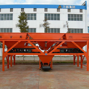 Yüksek kaliteli elektrikli beton harmanlama santrali 3 hazne toplama sistemi yeni kullanılan vidalı konveyör pompa Motor yapımı - Product Image 1