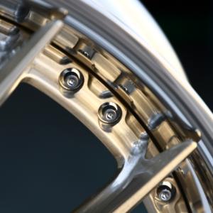 Jantes de voiture HTOR personnalisées de 18, <span class=keywords><strong>19</strong></span> et 20 pouces, 5x114.3, forgées en deux parties, dorées, à rayons, à déport profond, à lèvre polie, compatibles avec Skyline STI EVO RX7 - Product Image 5