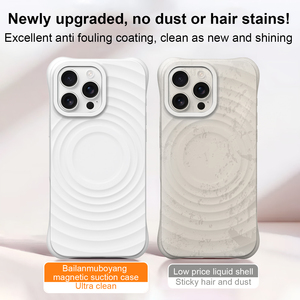 <span class=keywords><strong>เคส</strong></span>โทรศัพท์ซิลิโคนเหลวเนื้อสัมผัสแบบคลื่น ไม่เหลือง สำหรับ iPhone 17 <span class=keywords><strong>Pro</strong></span> <span class=keywords><strong>Max</strong></span> 16 15 14 Plus ป้องกันรอยขีดข่วน กันกระแทก ฝาหลังแม่เหล็ก - Product Image 4