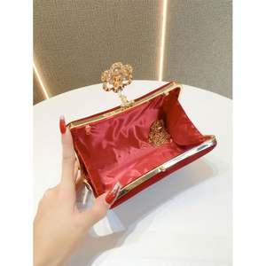 Bolso de Mano de Cristal con Forma de Lazo de Satén, Cadena para el Hombro, Bolsos Elegantes para Mujer, Bolso de Fiesta, Bolso de Mano para Eventos - Product Image 5