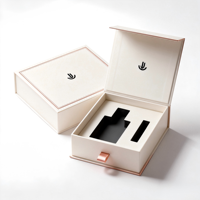 Boîtes d'emballage cadeau magnétiques avec rubans personnalisés pour les petites entreprises, boîtes en carton rigides pliables pour cosmétiques