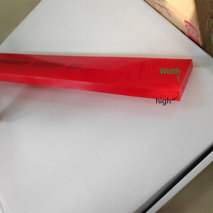 Đỏ 3000mm 50A độ cứng thấp <span class=keywords><strong>squeegee</strong></span> in ấn cao su cho giá tốt - Product Image 5