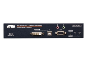 ATEN KE6920T <strong>2K</strong> DVI-D Dual-Link <strong>KVM</strong> Over IP Transmitter with Dual SFP - TAA - Product Image 1